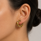 Aurelia Crystal Hoops
