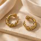 Aurelia Crystal Hoops