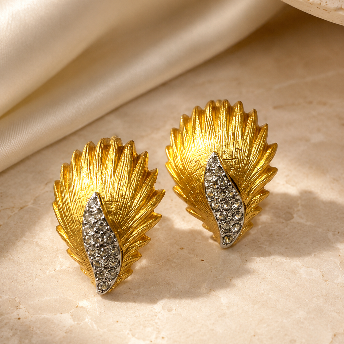 Aurelia Leaf Studs