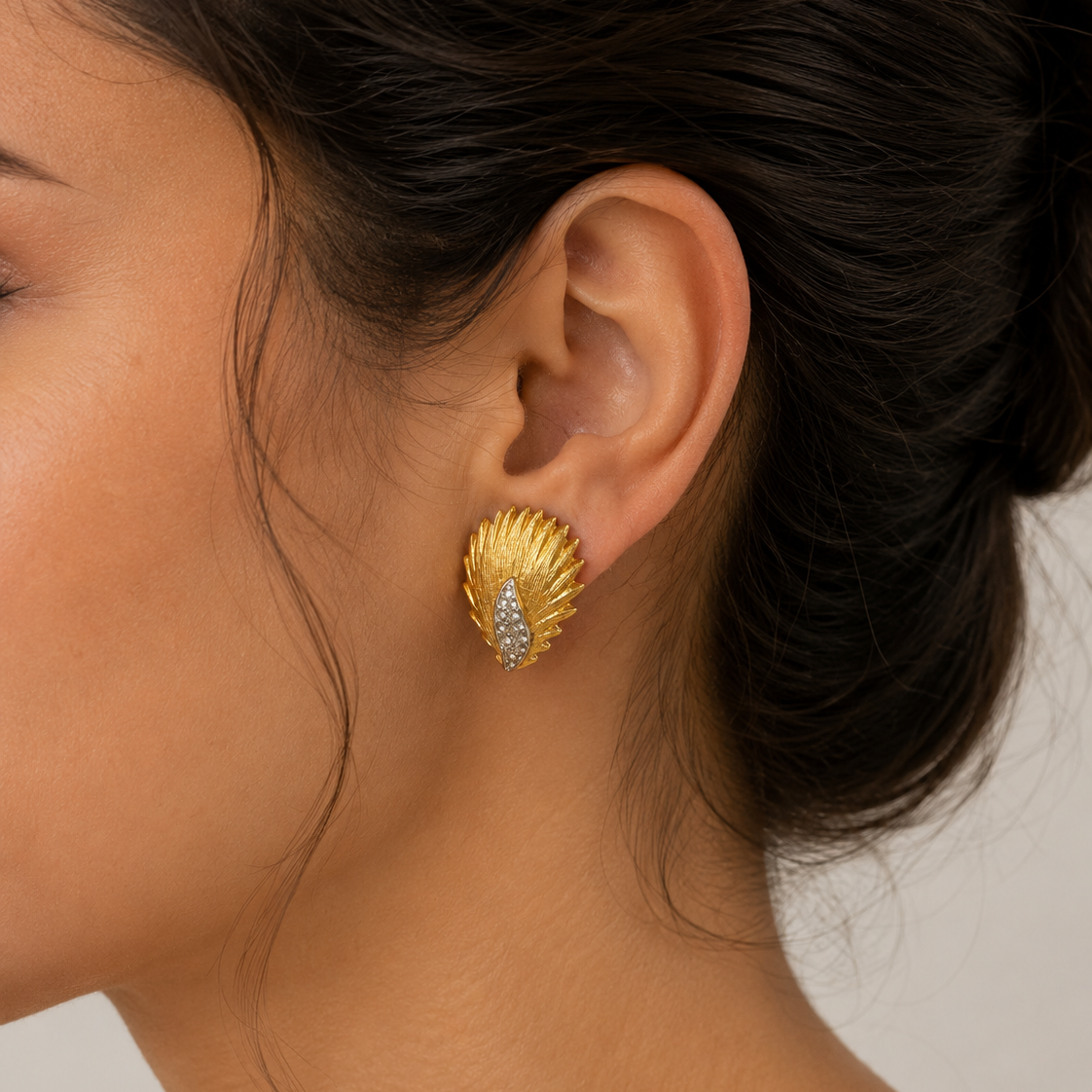 Aurelia Leaf Studs
