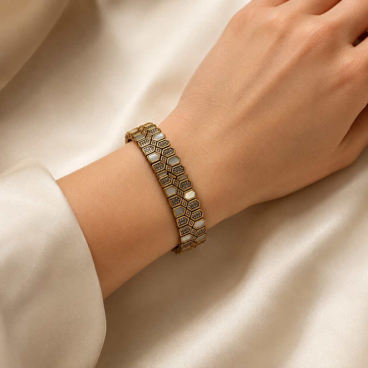 Celestine Mosaic Bracelet