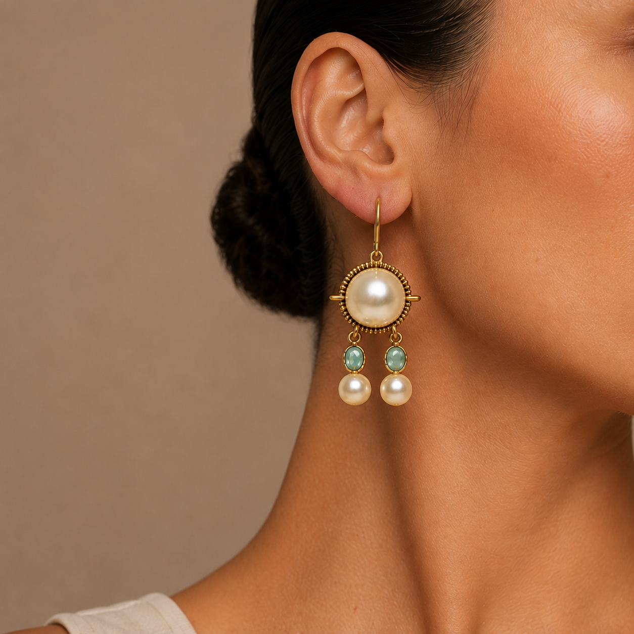Aurelia Pearl Cascade Earrings