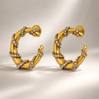 Aurelia Crystal Hoops