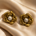 Aurielle Pearl Bloom Studs