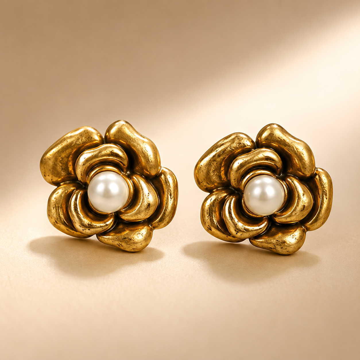 Aurielle Pearl Bloom Studs
