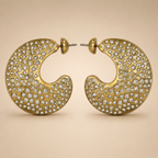 Celeste Crystal Hoops