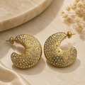 Celeste Crystal Hoops