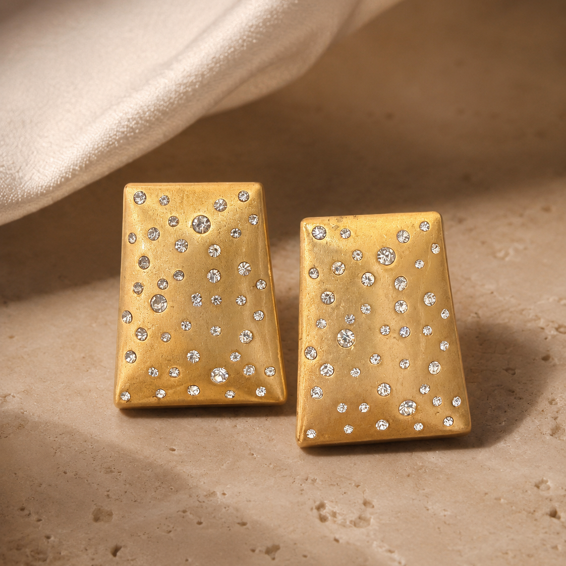 Celeste Crystal Studs