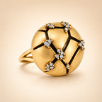 Celestial Mosaic Dome Ring