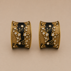 Noir Celestial Cuff Earrings