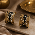 Noir Celestial Cuff Earrings