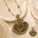 Fortuna Reversible Pendant Necklace