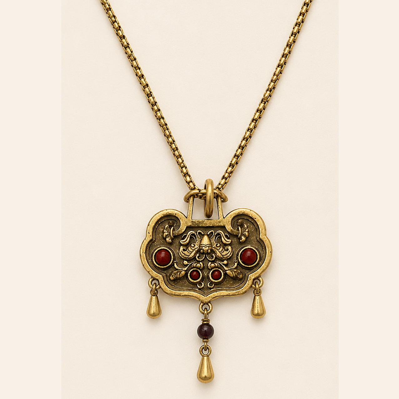 Heritage Ember Pendant Necklace