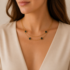 Noir Clover Chain