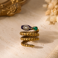 Serpentina Jewel Coil Ring