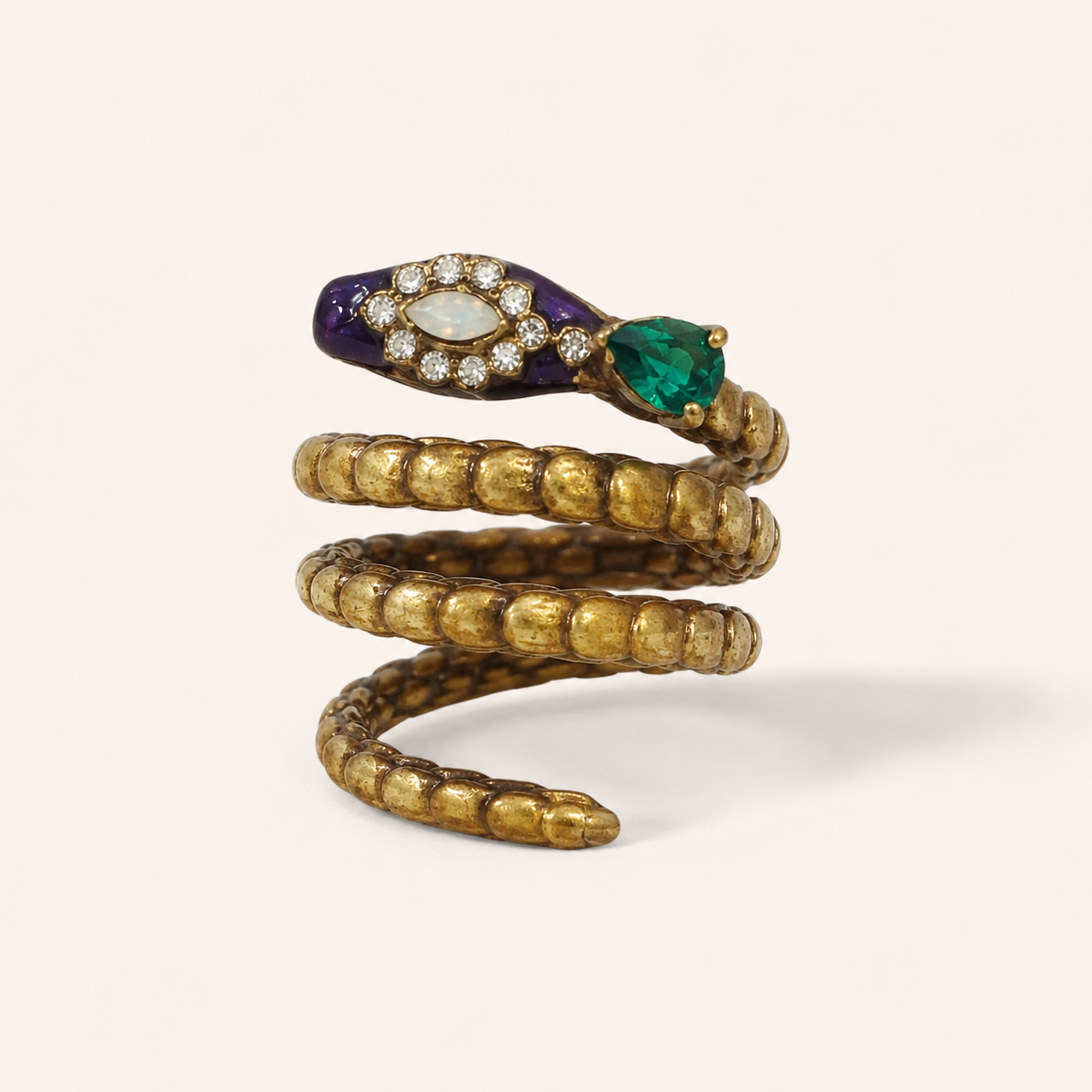 Serpentina Jewel Coil Ring