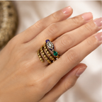 Serpentina Jewel Coil Ring