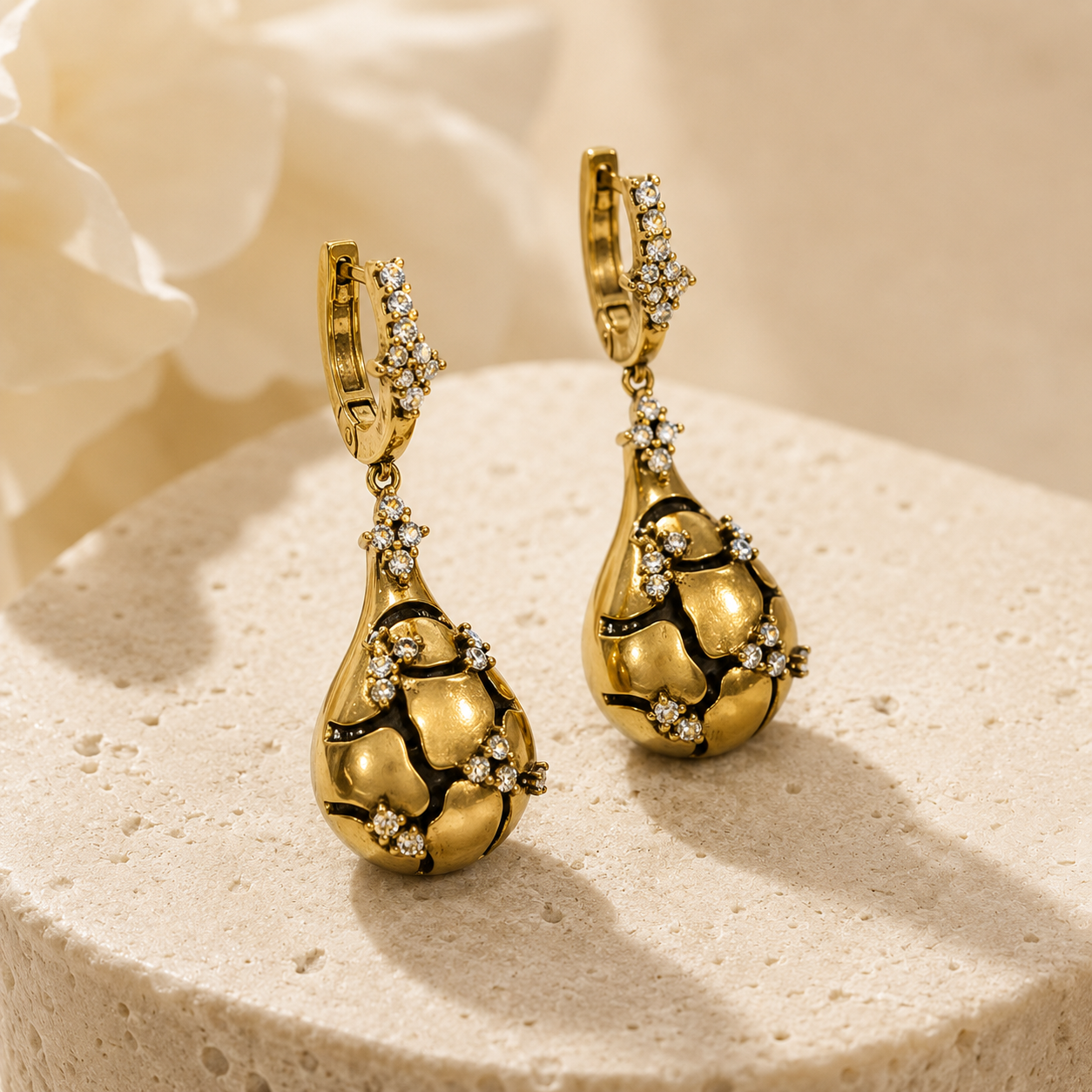 The Seraphina Mosaic Drop Earrings