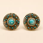 The Solara Turquoise Studs