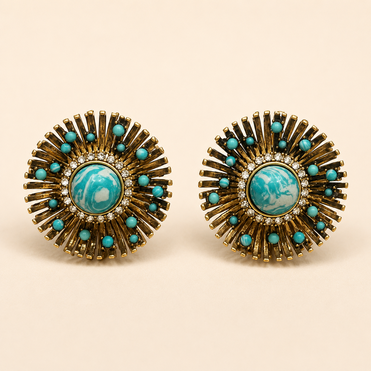 The Solara Turquoise Studs