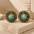The Solara Turquoise Studs