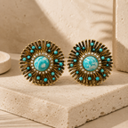 The Solara Turquoise Studs